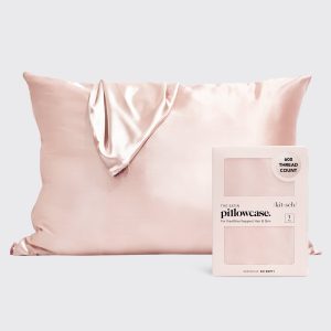 Satin Pillowcase in Blush