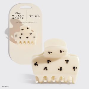 Kitsch x Mickey and Minnie Cloud Claw Clip in Cream Rhinestone